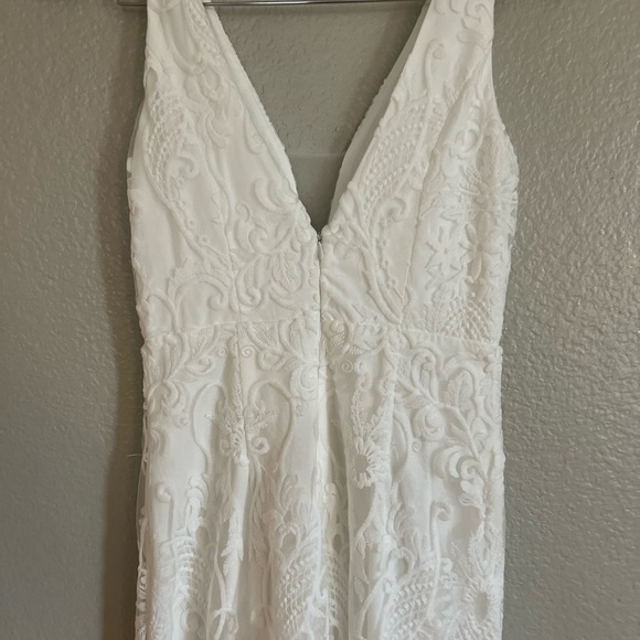 Fantastical Love White Embroidered Sleeveless Maxi Dress - Picture 7 of 9